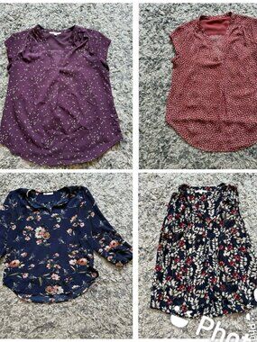 FUN 2 FUN Stitchfix Floral / Patterned Women's Blouse Clothing Medium Bundle